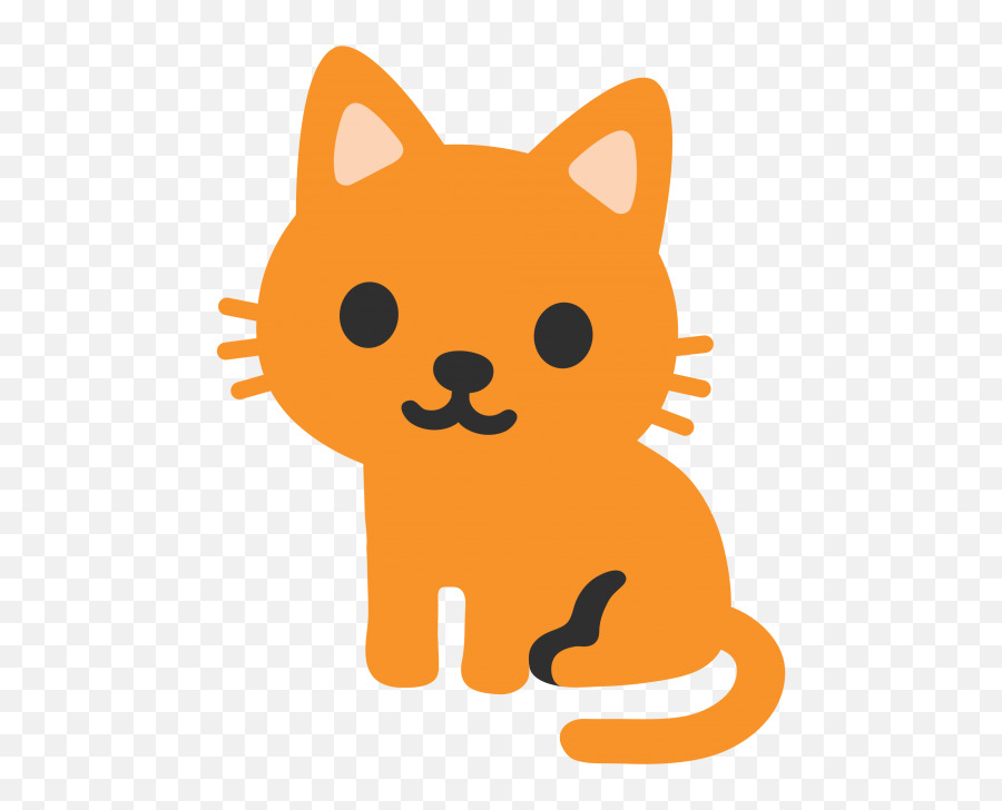 Cat Clipart - Cat Android Emoji,Cute Cat Clipart