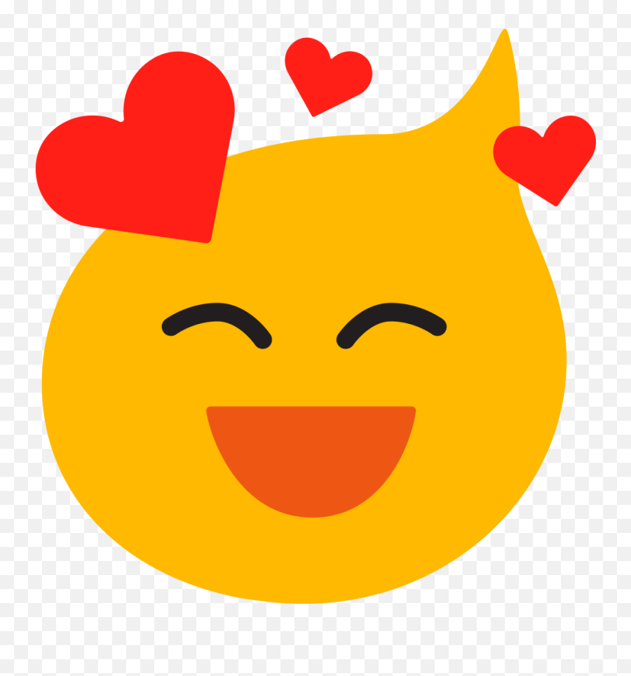 This Is A Sticker Of An Love Smile Emoji - Emoji Clipart Emoji,Smile Emoji Png