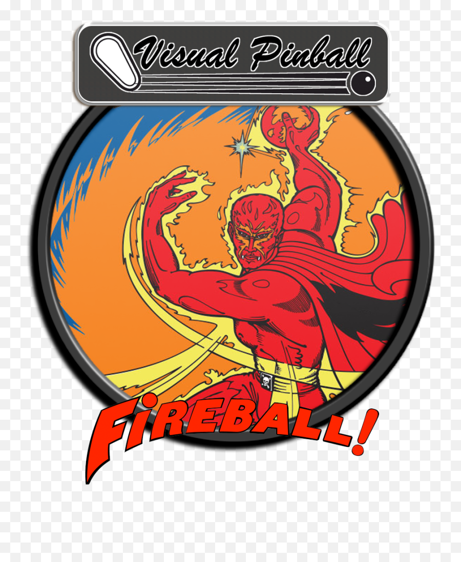 Fireball Bally 1971png U2013 Vpinballcom - Fictional Character Emoji,Fireball Logo