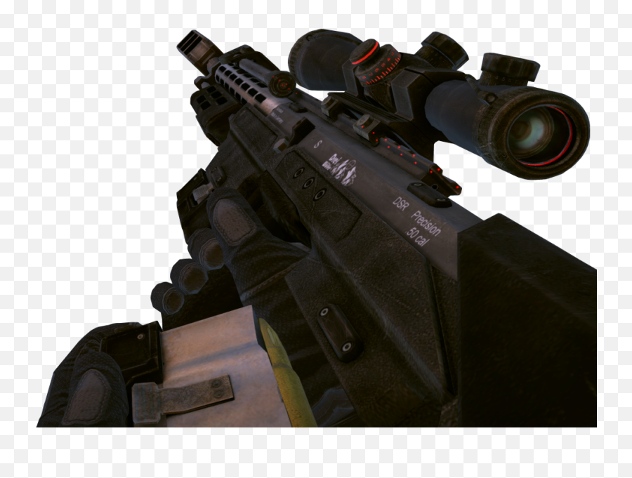 Download Gaming Transparent Black Ops 2 Sniper - Dsr 50 Dsr 50 Png Emoji,Sniper Transparent