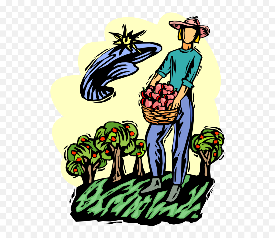 Workers Clipart Harvest - Illustration Transparent Cartoon Harvest Clipart Emoji,Workers Clipart