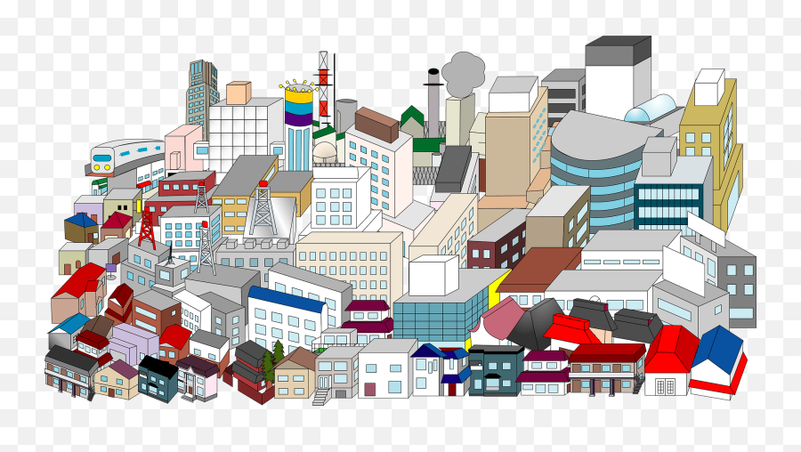 Buildings Cityscape Clipart Free Download Transparent Png - Ac Emoji,City Buildings Png
