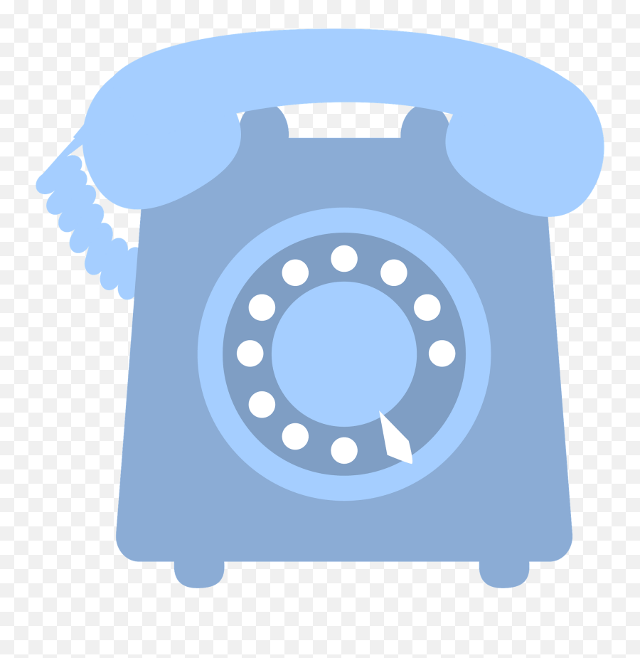 Blue Rotary Telephone Clipart Free Download Transparent - Álvaro Obregon Garden Emoji,Telephone Clipart