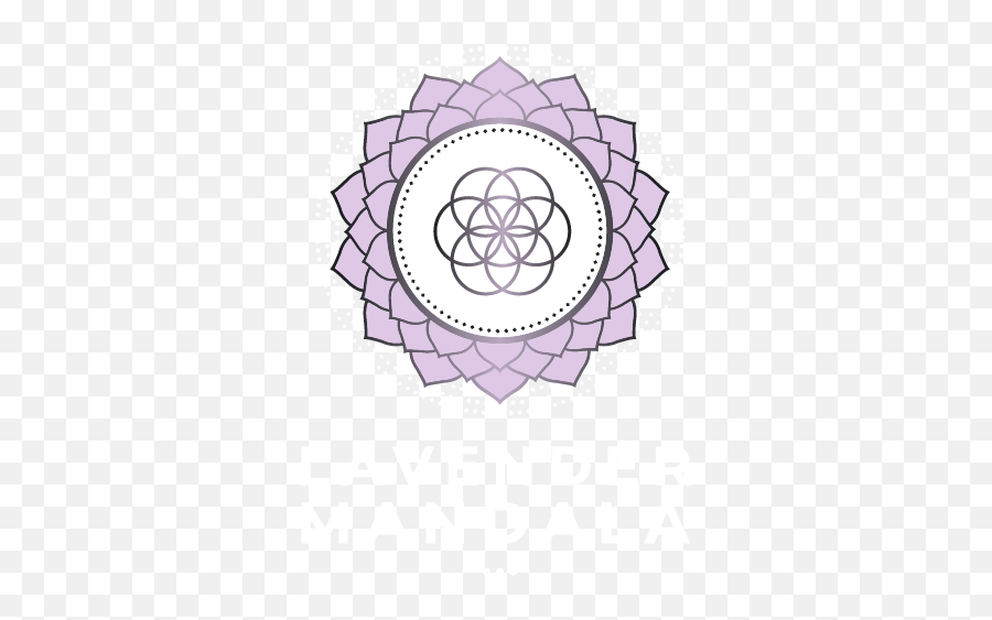 Lavender Mandala - Good Vibes Meditation Mindfulness Emoji,Mandala Logo