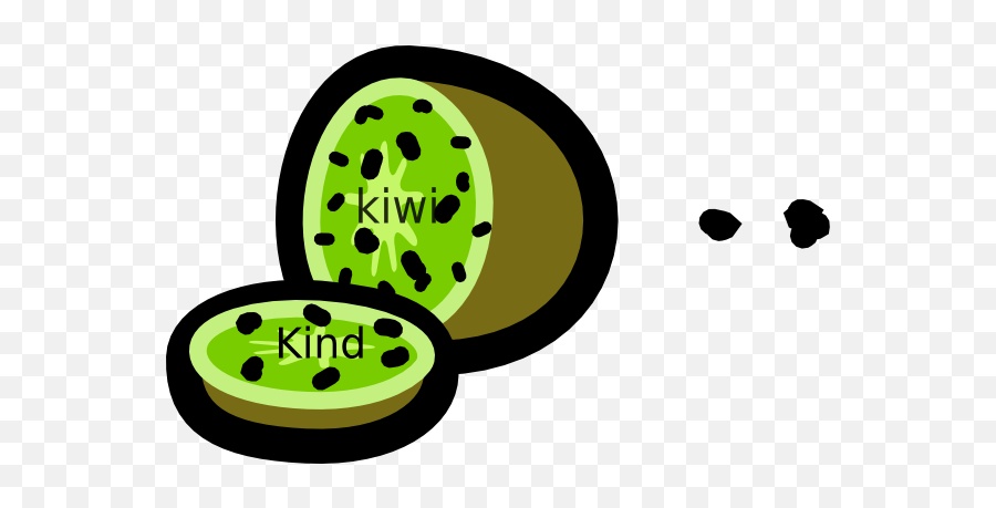 Kind Kiwi Clip Art At Clkercom - Vector Clip Art Online Emoji,Be Kind Clipart