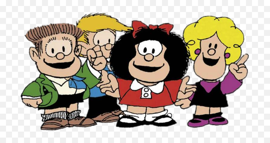 Transparent Mafalda And Friends Png Image - Mafalda And Friends Emoji,Friends Png