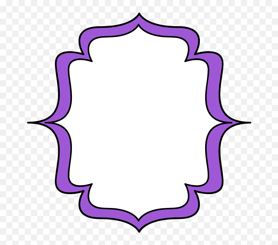 Purple Double Bracket Frame Large With A Clipart Free Image Emoji,Purple Frame Png