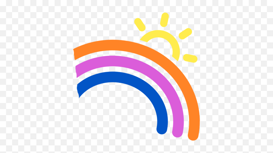 Rainbow - Rainbow For Kids Png Emoji,Rainbow Png