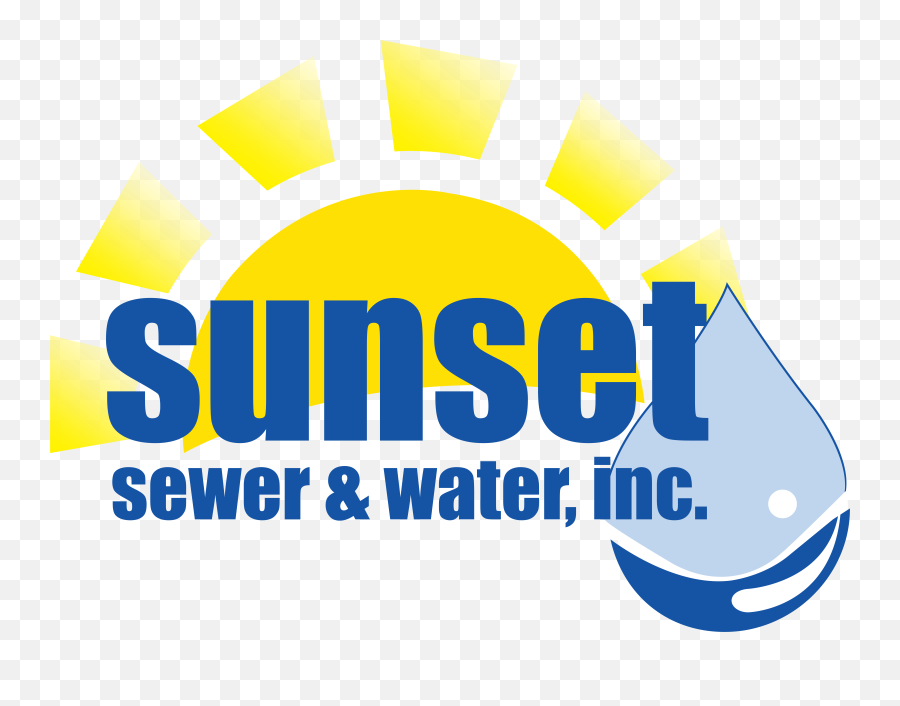 Sunset Sewer And Water An Excavating And Site Utility Emoji,Sunset Over Water Clipart