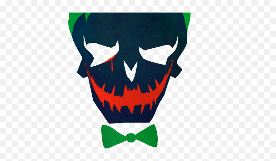 Suicide Clipart Weather - Suicide Squad Joker Skull Tattoo Emoji,Skull Tattoo Png