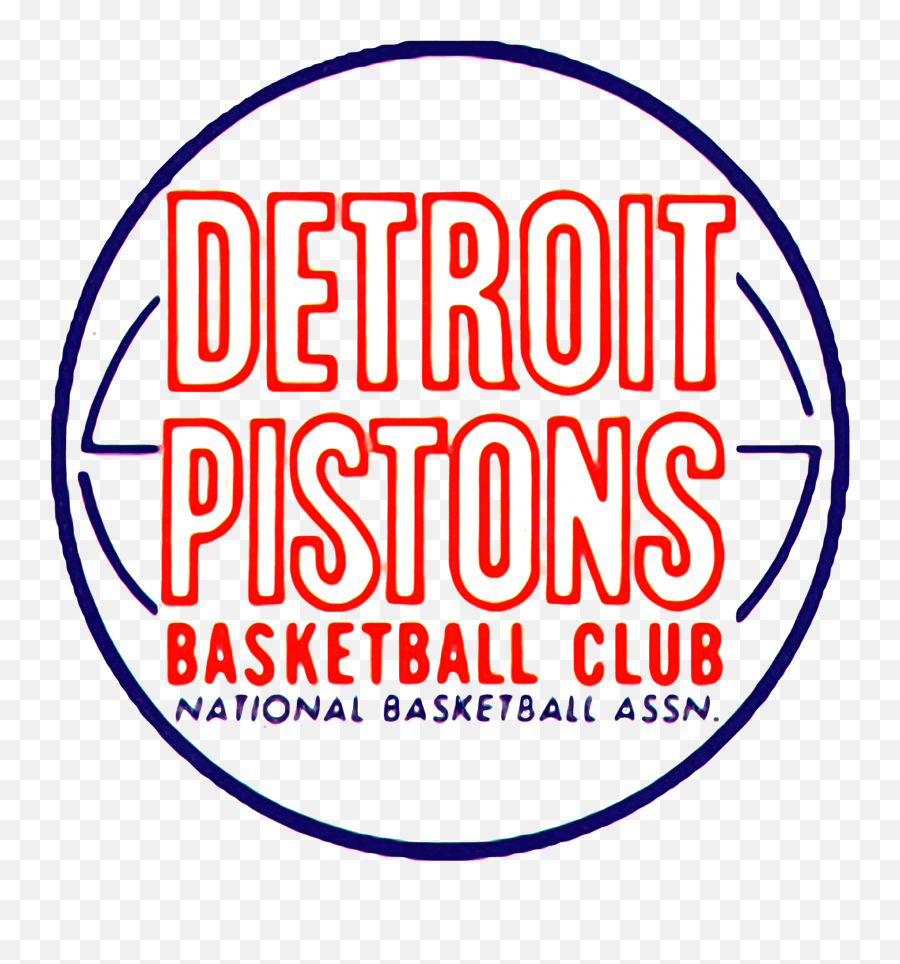 Detroit Pistons Logo - Dot Emoji,Detroit Pistons Logo