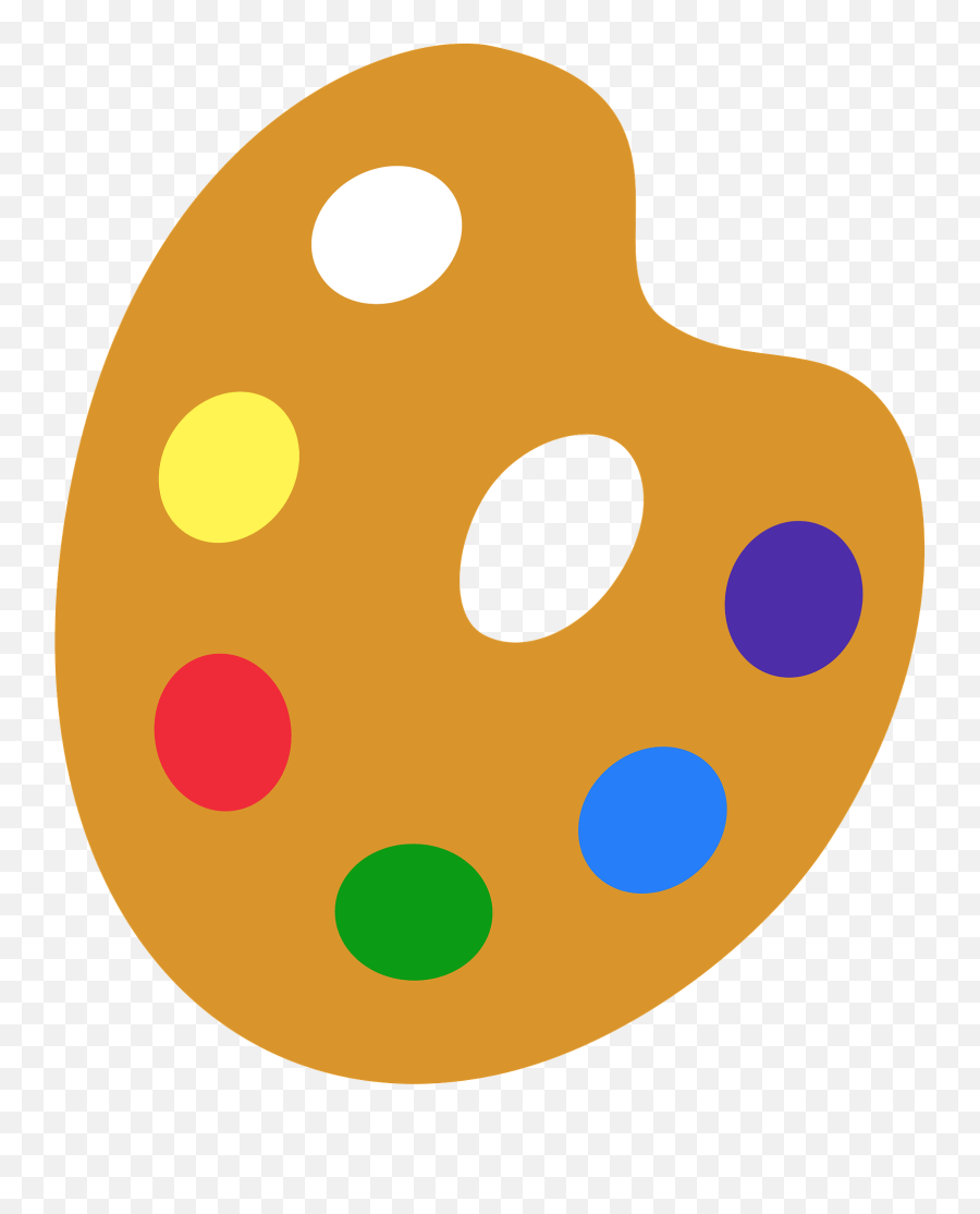 Paint Palette Clipart - Dot Emoji,Paint Palette Clipart