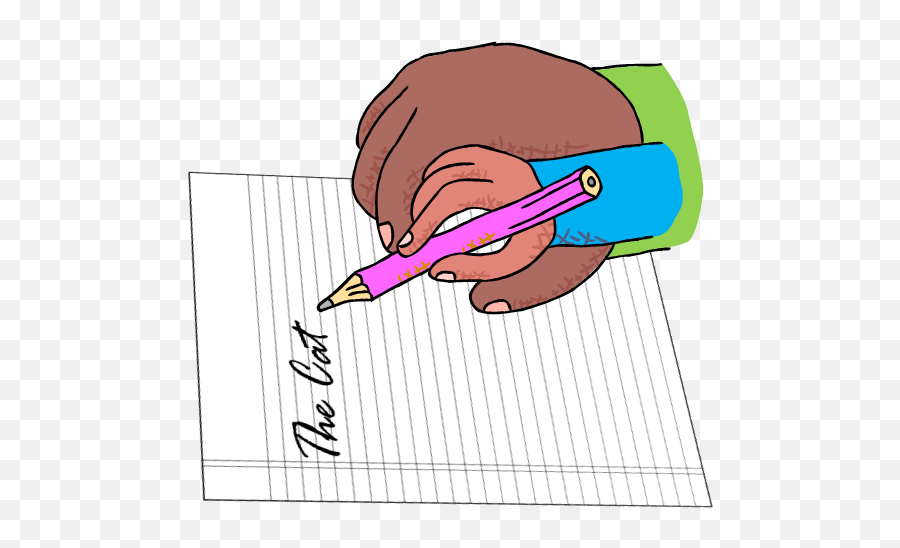 Download A Teacheru0027s Idea - Clipart Cursive Writing Png Cursive Writing Kid Clipart Emoji,Idea Clipart