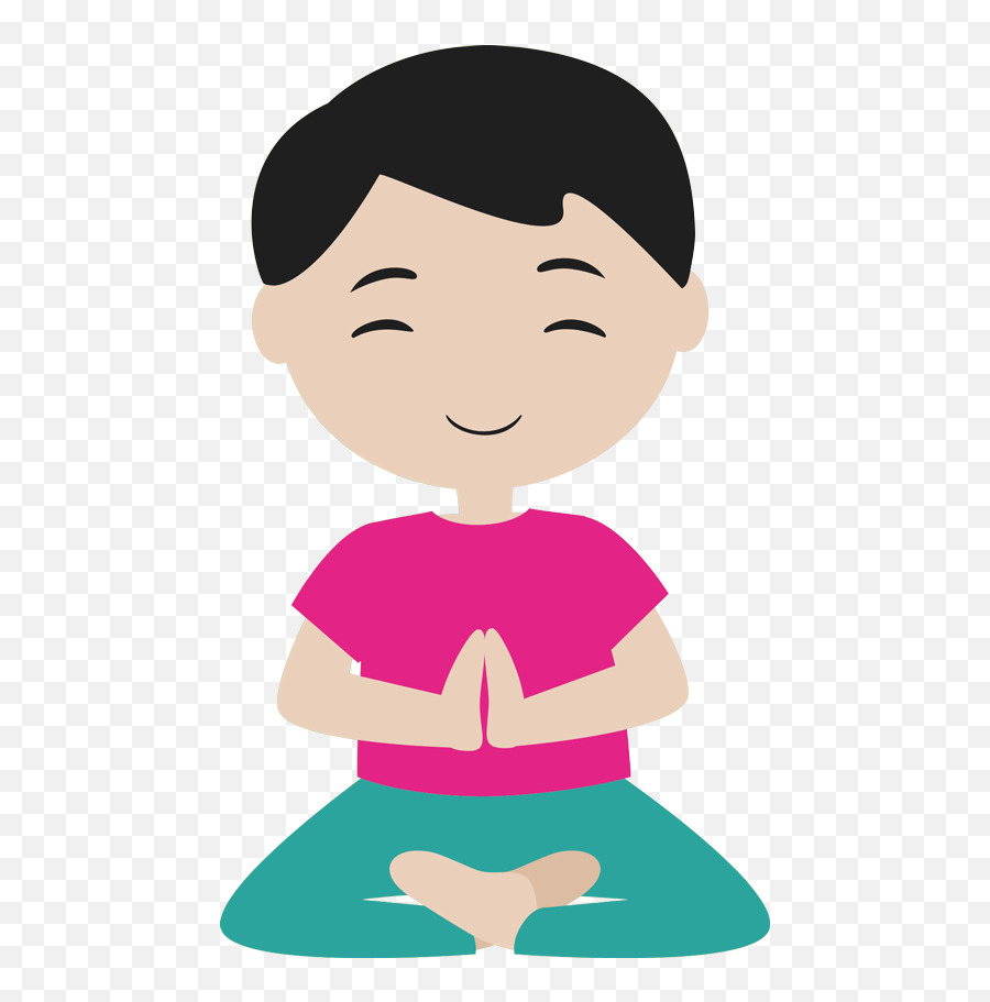 Yoga Enfant Clipart - Clip Art Child Meditating Emoji,Meditation Clipart