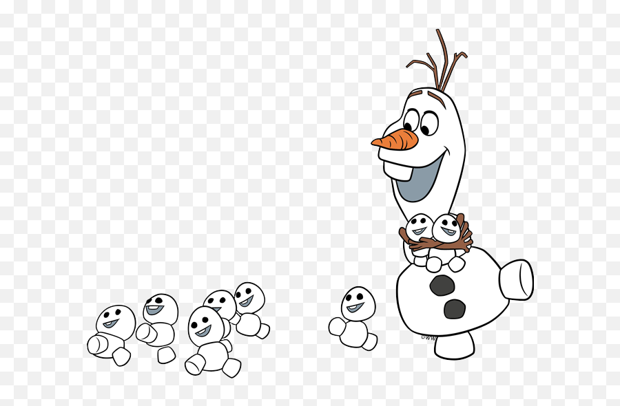 Frozen Clip Art Olaf Fever Png - Olaf And Baby Olaf Emoji,Olaf Png