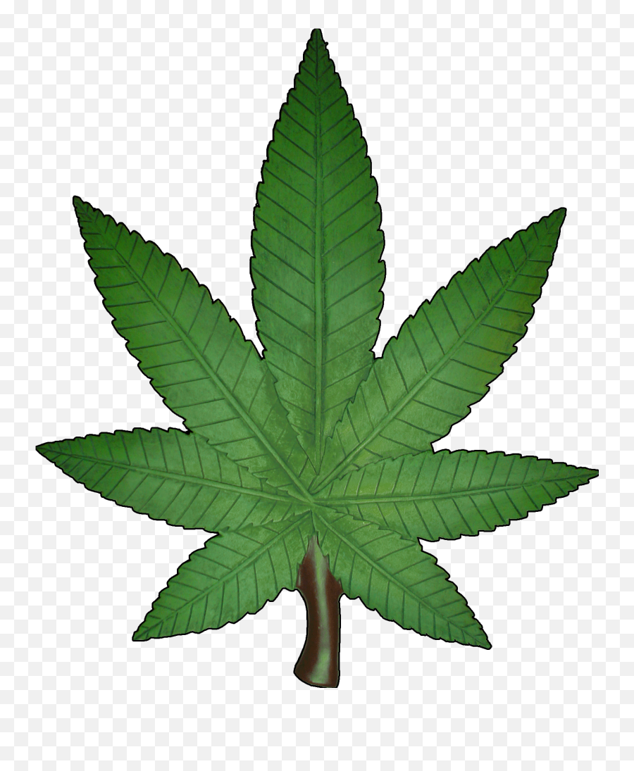 Marijuana Weed Cannabis Leaf Png - Cut Out Of Marijuana Leaf Emoji,Marijuana Leaf Png
