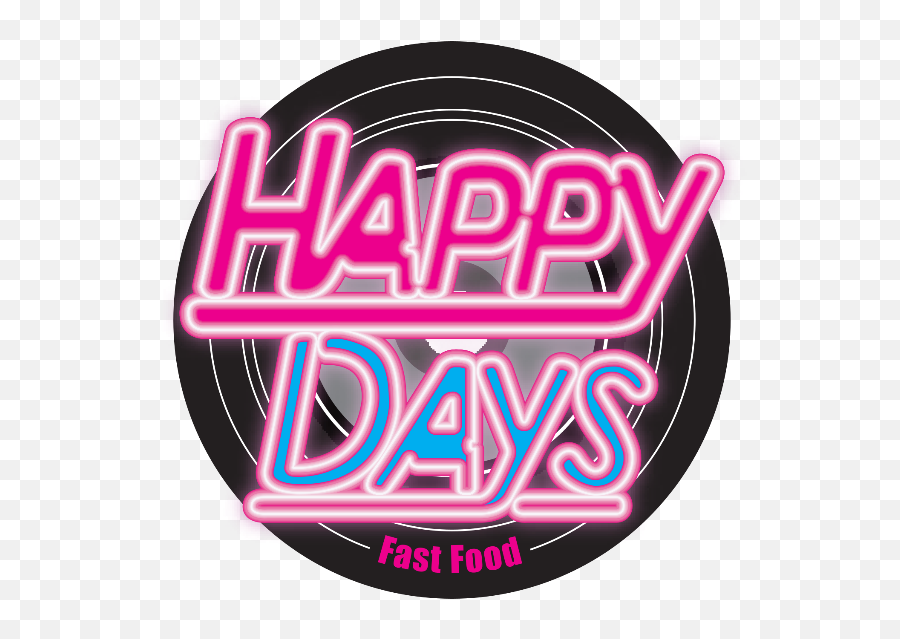 Logo - Happy Days Logo Emoji,Fast Food Logo