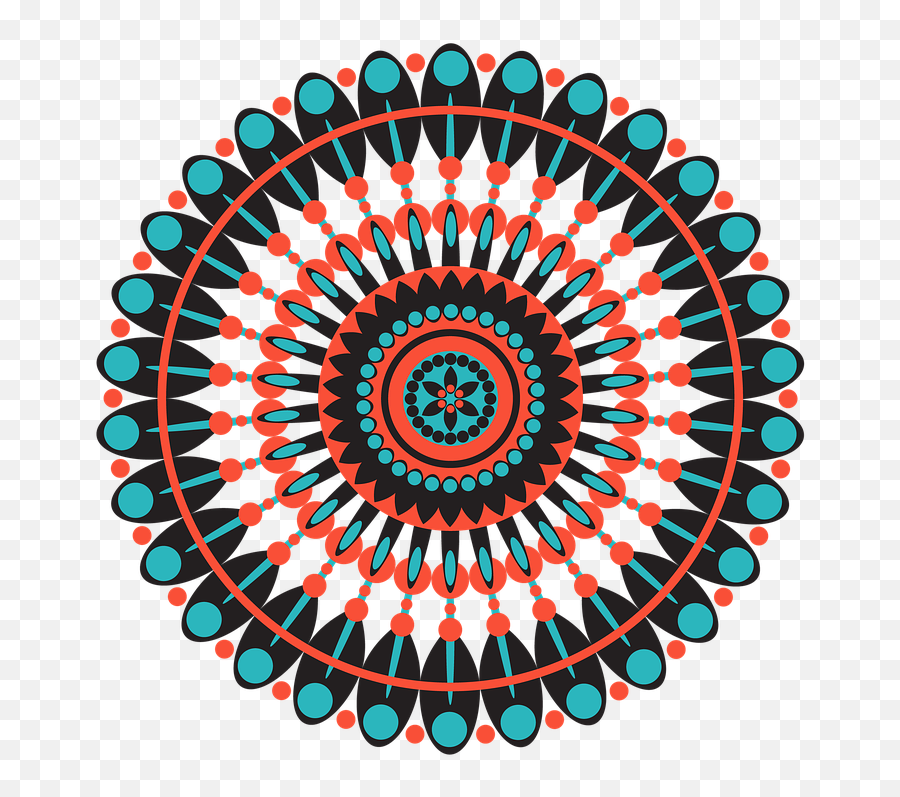 Download Hd Mandala Geometric Pattern Shapes Circle - Native Mandala Emoji,Geometric Pattern Png