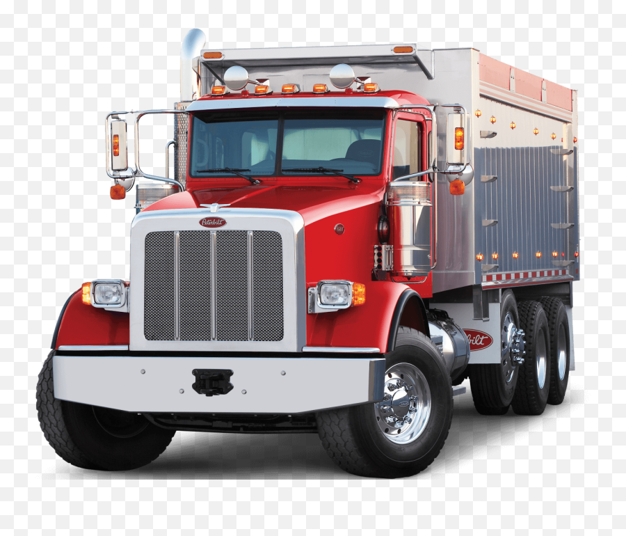 Types Of Dump Trucks U2013 - Peterbilt Dump Truck Front Emoji,Semi Truck Png