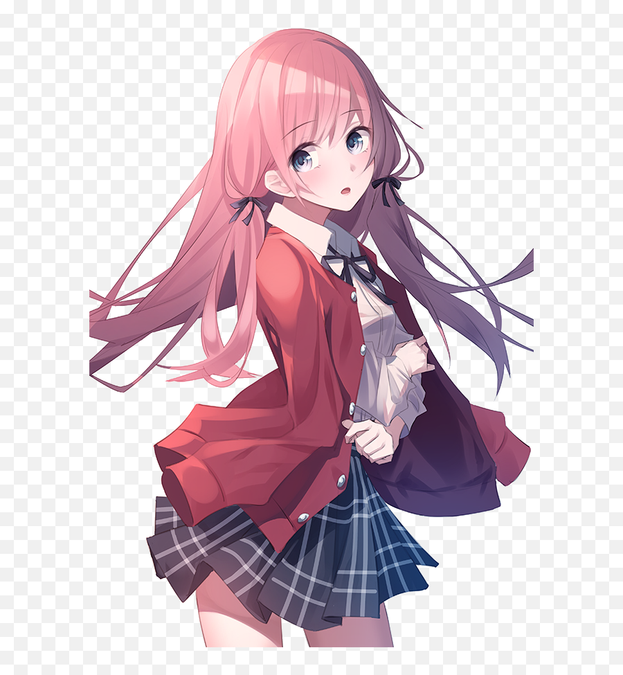 Download Kawaii Anime Girl Transparent Background Image For - Anime Girl Png Emoji,Anime Girl Png