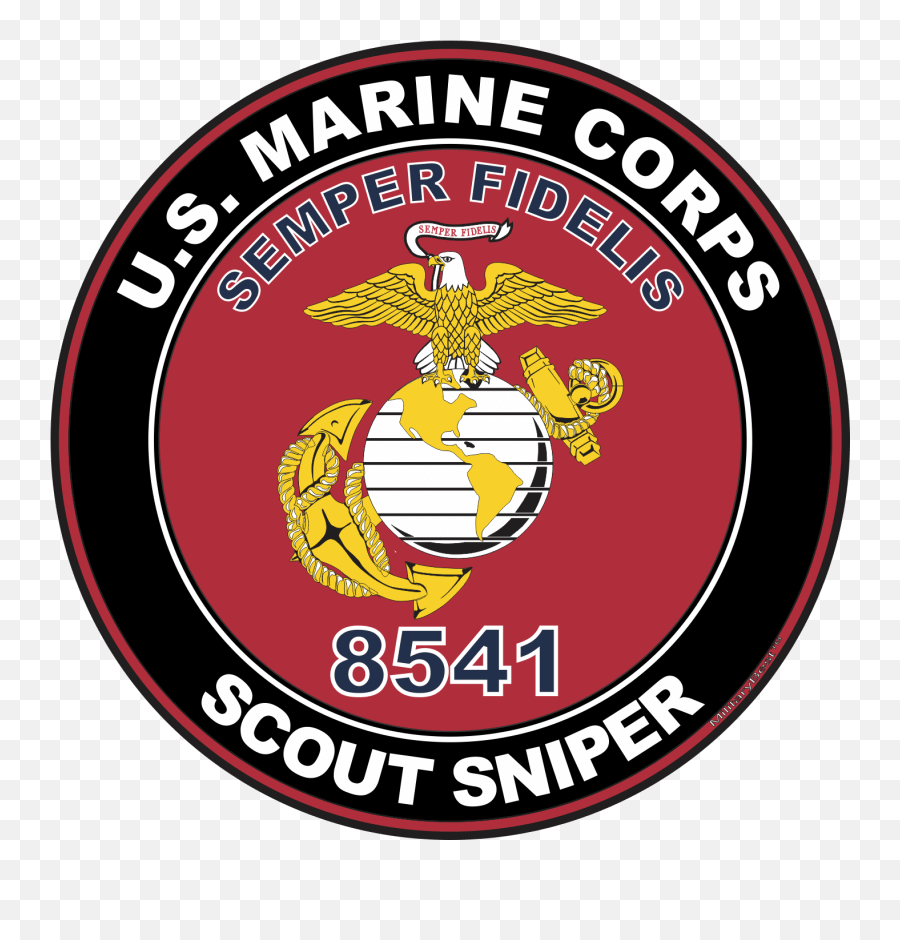 Usmc Mos 8541 Scout Sniper Decal Emoji,Sniper Logo