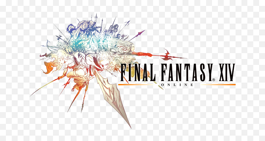 Final Fantasy Xiv - Final Fantasy Logo Xiv Emoji,Final Fantasy Iv Logo