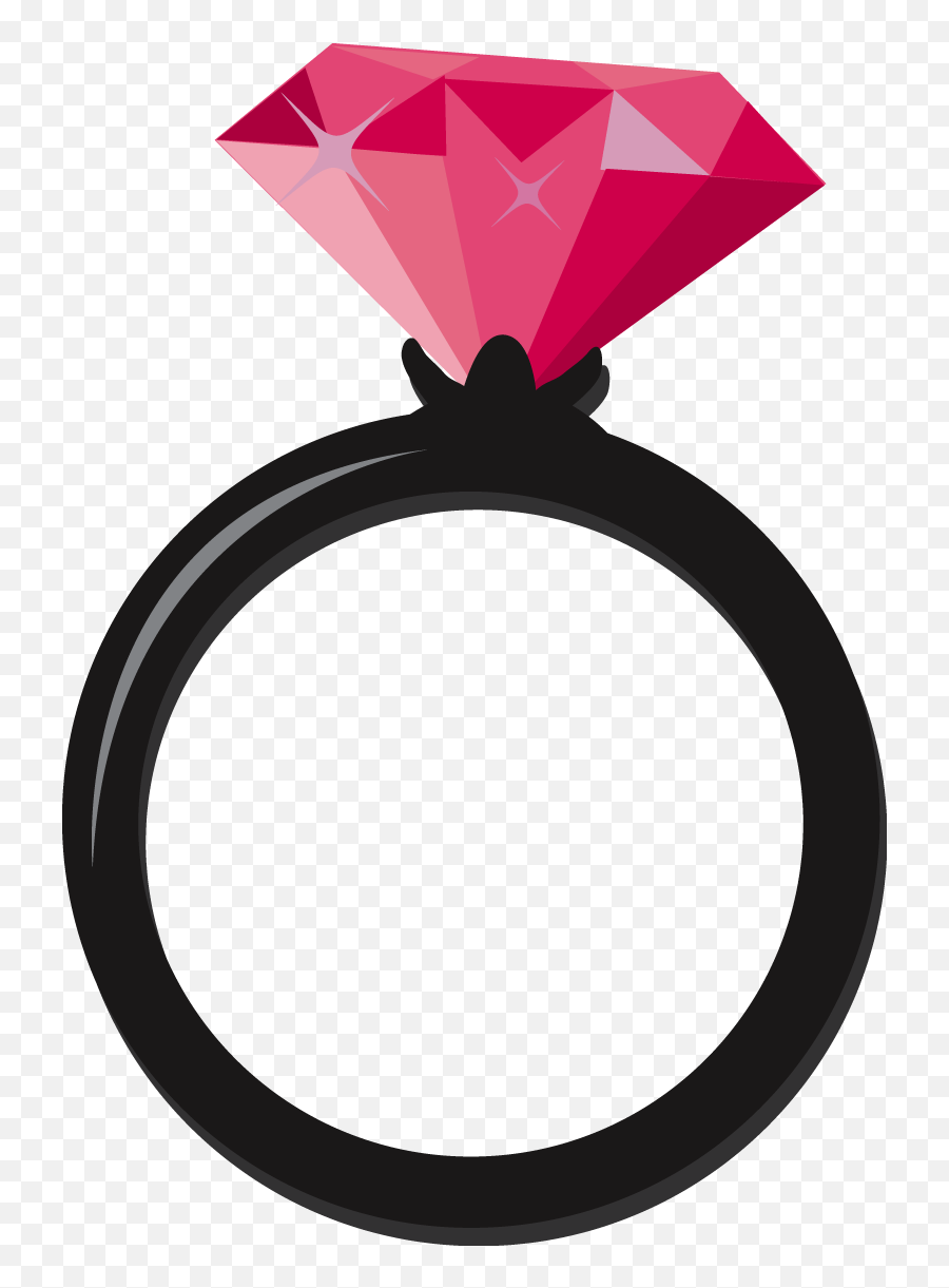 Download Arcoiris Rainbow Tumblr - Pink Diamond Ring Clipart Ring Png Emoji,Ring Clipart