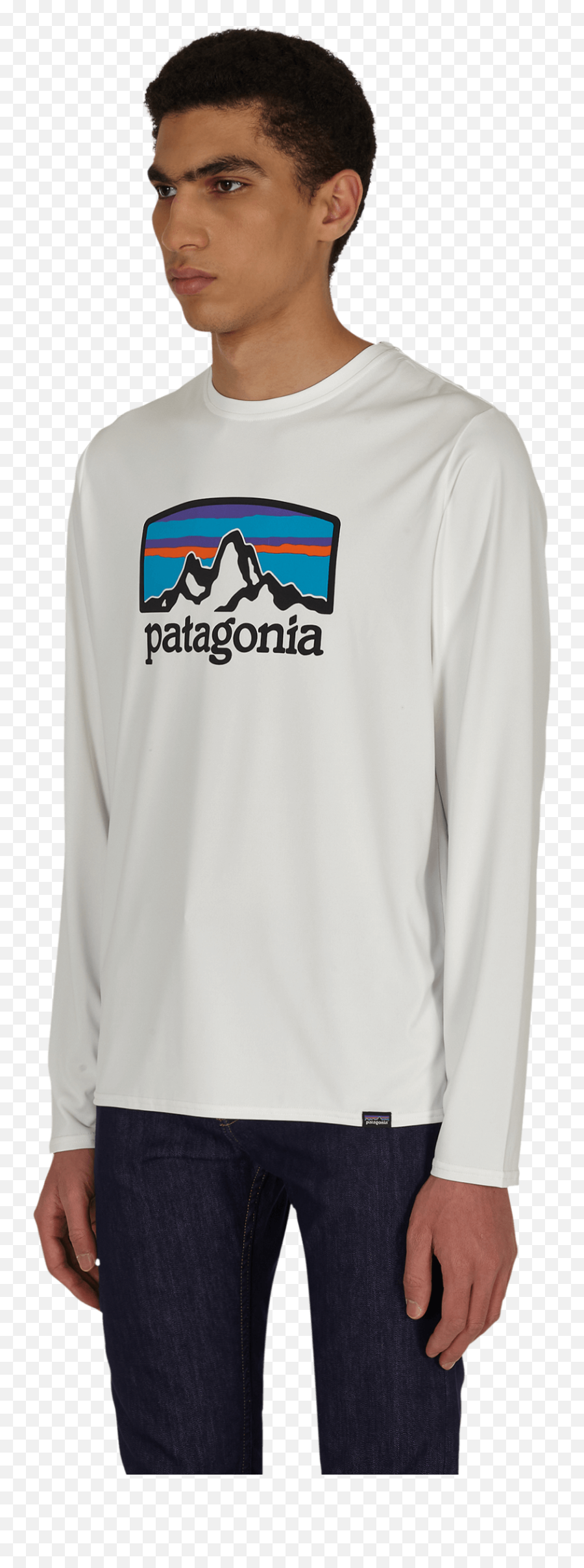 Patagonia Capilene Cool Daily Graphic Longsleeve T - Shirt Carhartt Wip S S Foley Shirt Emoji,Patagonia Logo Shirts