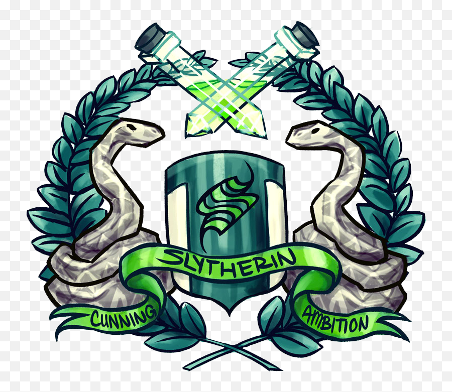 Slytherin Png Hd Quality Png Svg Clip - Hogwarts House Crests Fan Art Emoji,Slytherin Clipart