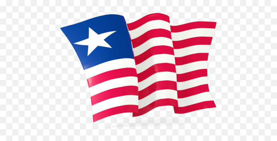 Download Hd Waving Flag Png Graphic - Waving Liberia Flag Png Emoji,Waving Flag Png