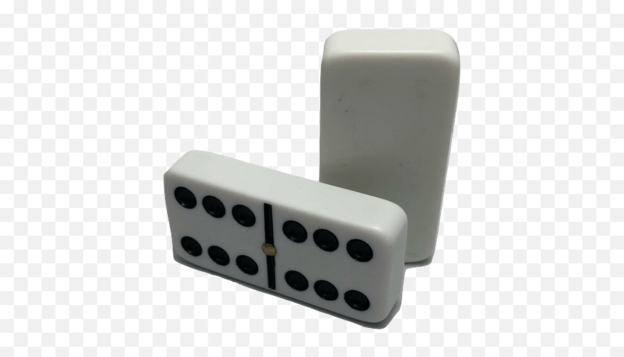 White Double 6 Dominoes With Spinners Emoji,Dominoes Png