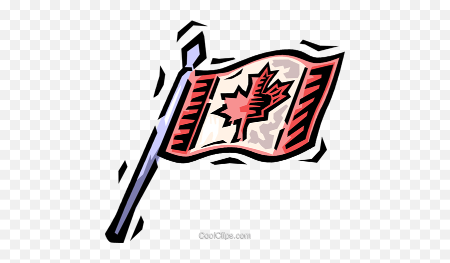 Canadian Flag Royalty Free Vector Clip Art Illustration Emoji,Canadian Flag Clipart