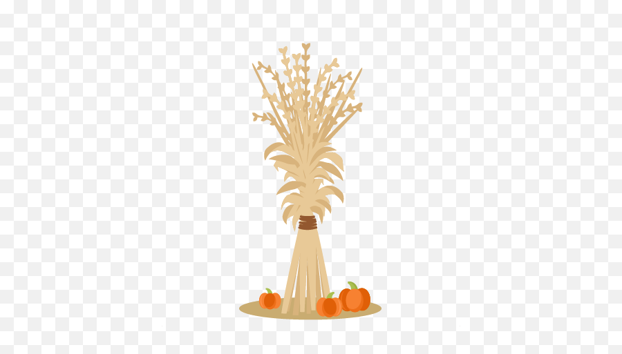 Dried Corn Stalk Svg Cuts Scrapbook Cut File Cute Clipart Emoji,Wheat Stalk Clipart
