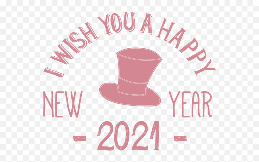 New Year Logo Design Font For Happy New Year 2021 For New Emoji,Hat Logo Design