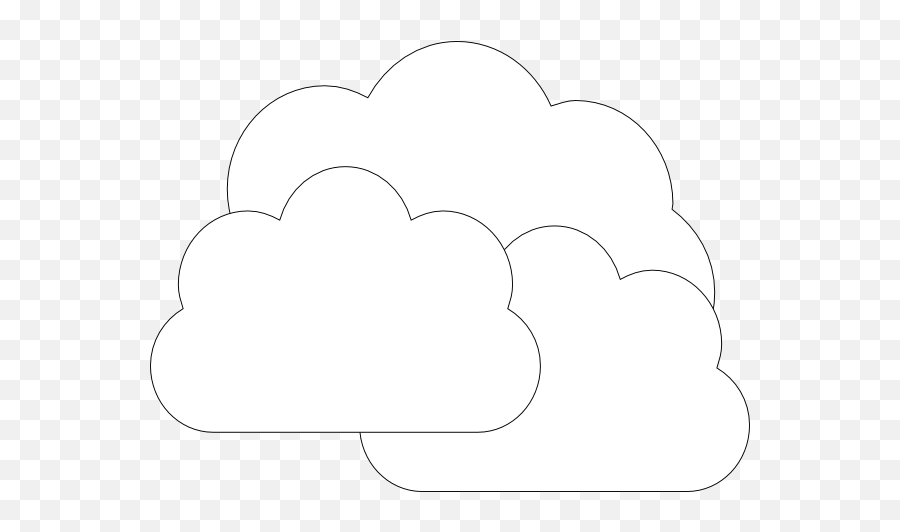 Cloudy White Clip Art At Clkercom - Vector Clip Art Online Emoji,Partly Cloudy Clipart