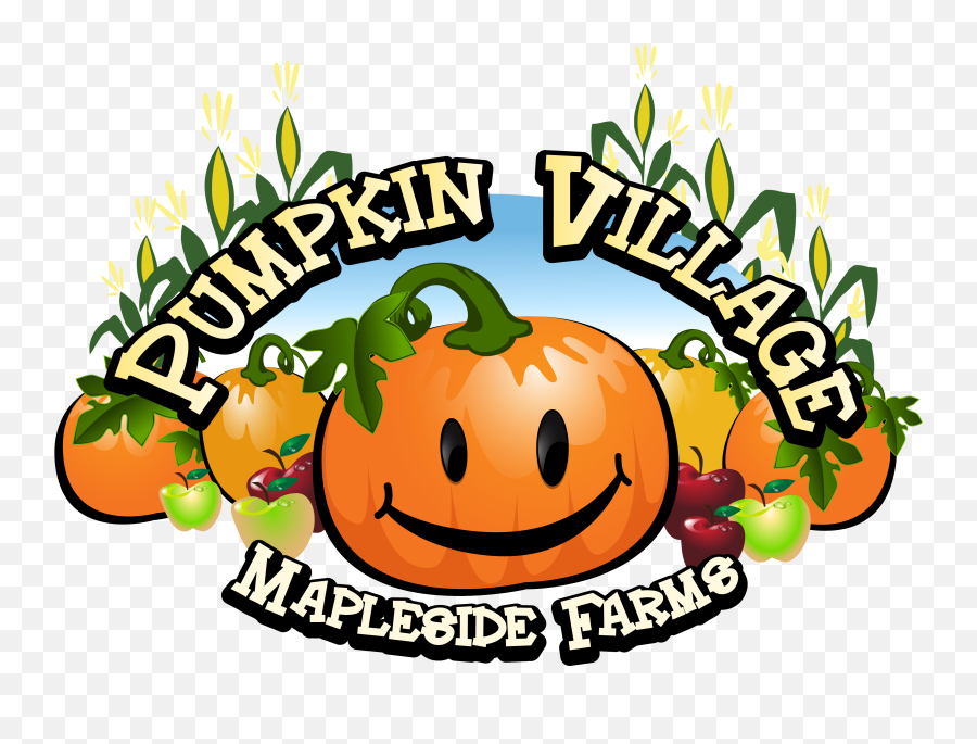 Hayride Clipart Giant Pumpkin - Pumpkin Village Mapleside Mapleside Farms Pumpkin Village Emoji,Pumpkin Patch Clipart