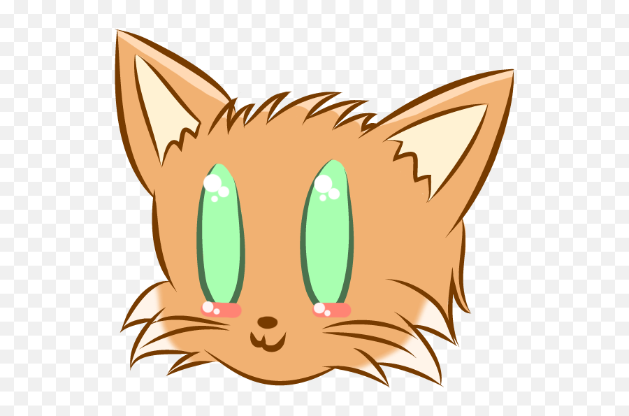 Parker Avatar An Orange Cat With Green Eyes - Cat Emoji,Fluffy Cat Clipart