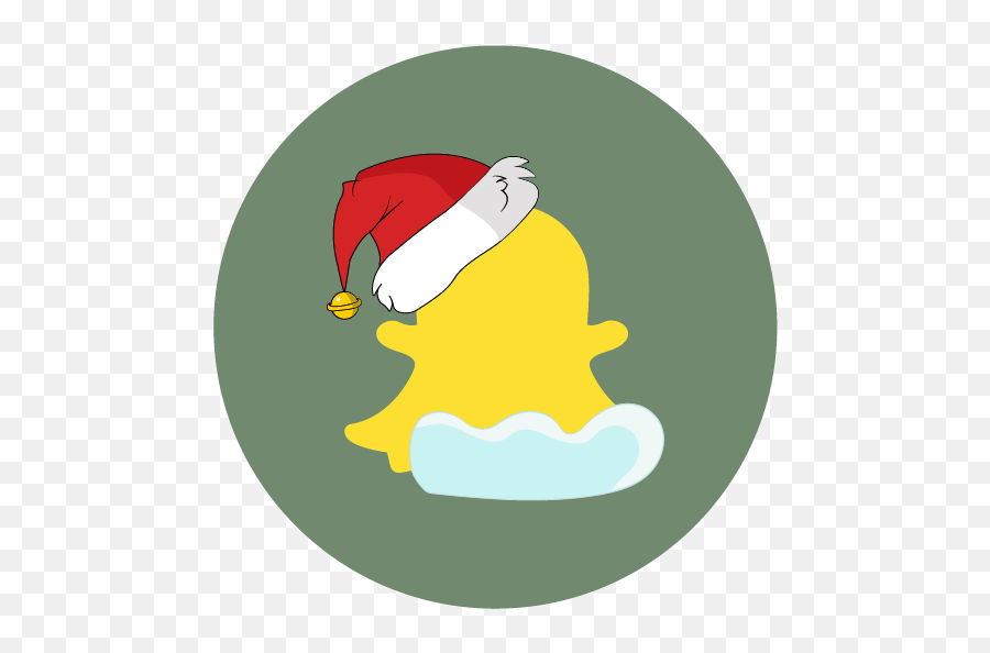Snapchat Christmas Snow Social Icon - Christmas Snapchat Icon Emoji,Snapchat Png