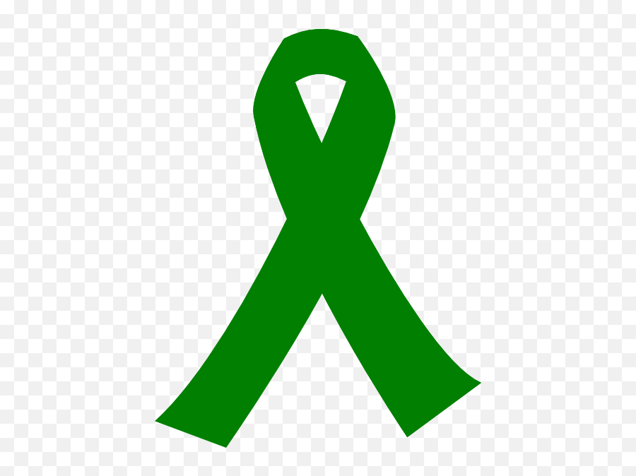 Pictures Of Cancer Ribbon - Transparent Green Ribbon Png Emoji,Cancer Ribbon Clipart