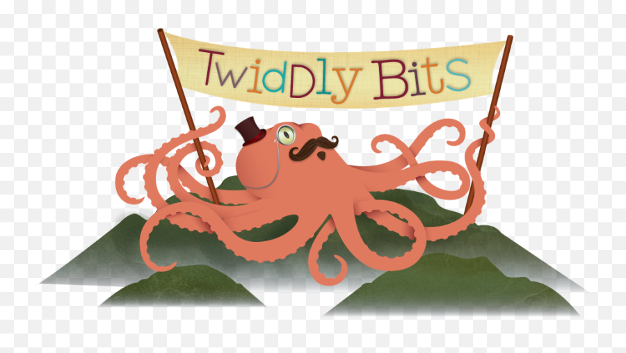 Twiddly Bits - Octopus Emoji,Octopus Logo