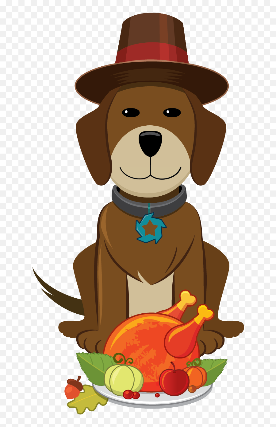 Thanksgiving Clipart Dog - Thanksgiving Dog Clipart Emoji,Happy Thanksgiving Clipart