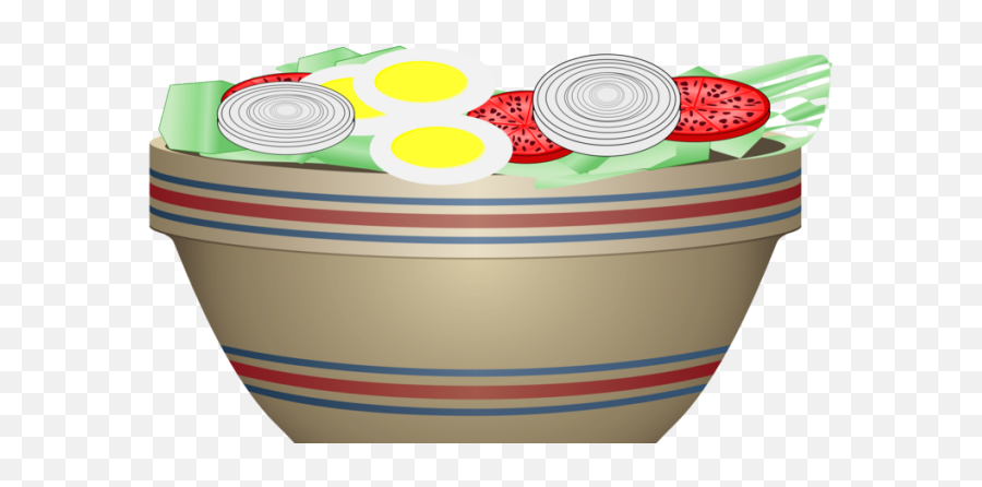 Bowl Clipart Salad Bowl - Salad Png Download Full Size Decorative Emoji,Salad Png