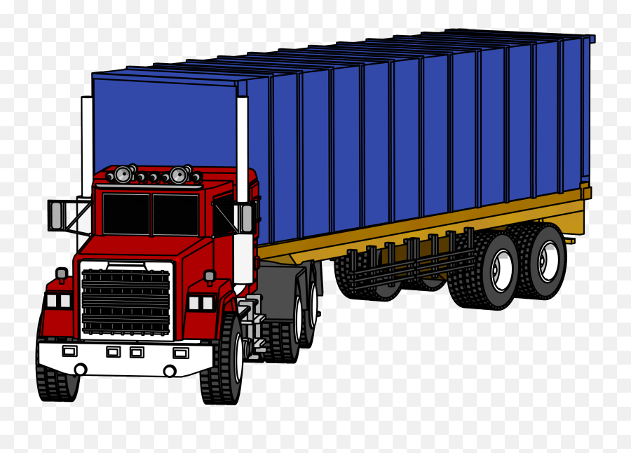 Library Of Big Truck Vector Freeuse Png - Big Truck Clipart Emoji,Truck Clipart