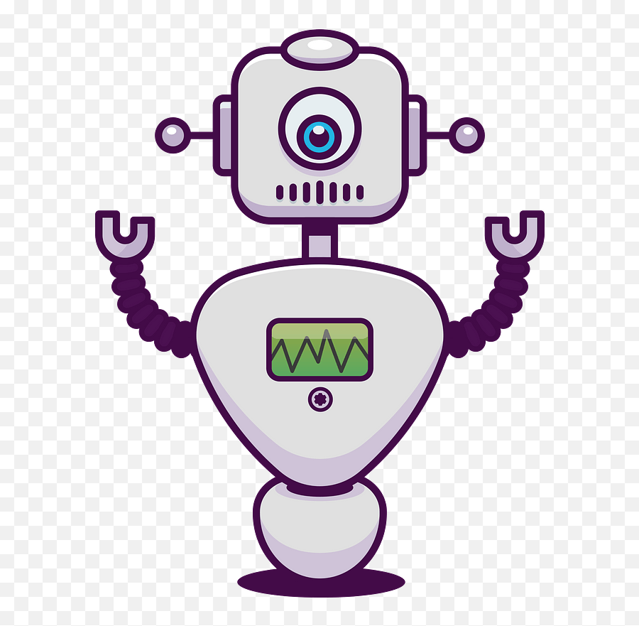 Robot Clipart - Dot Emoji,Robot Clipart
