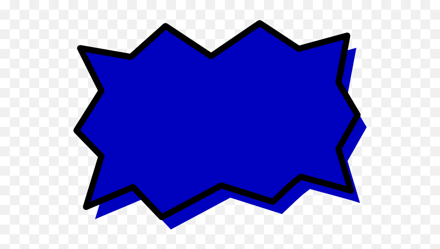 Blue Superhero Speech Bubble Clip Art At Clkercom - Vector Speech Bubble Blue Clipart Emoji,Word Bubble Png