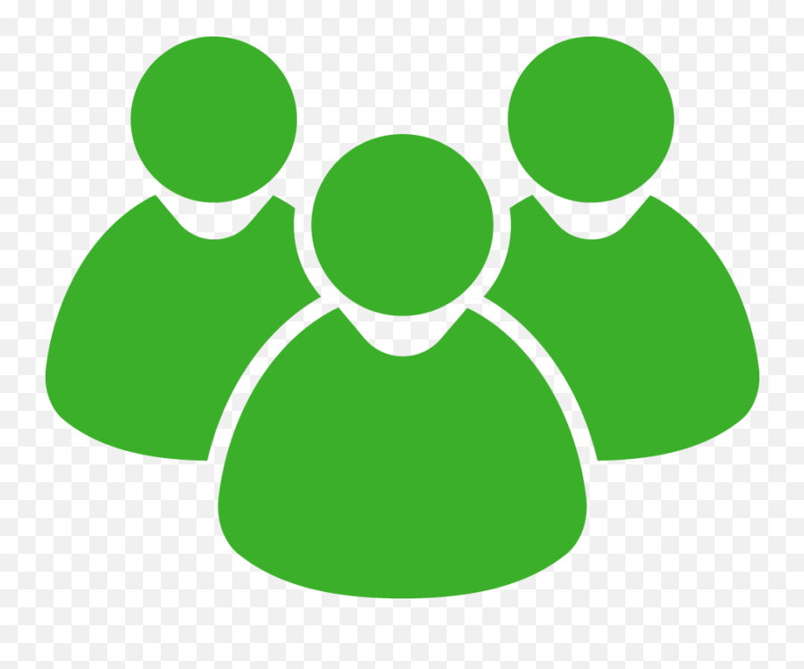 Group Of People Clipart - Green People Icon Png Emoji,People Clipart