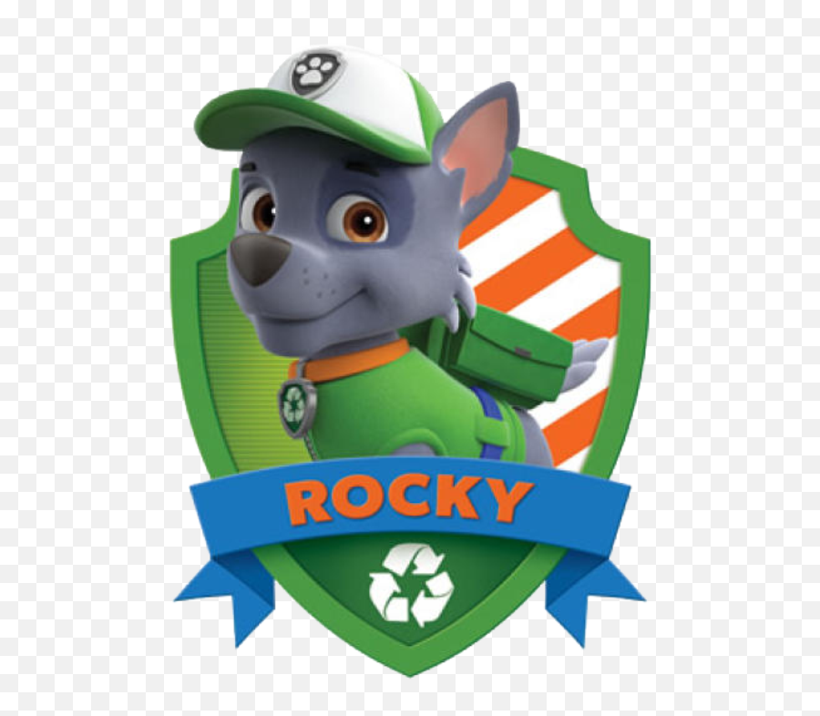 Patrulha Canina Rocky 5 Png - Rocky Paw Patrol Badge Emoji,5 Png
