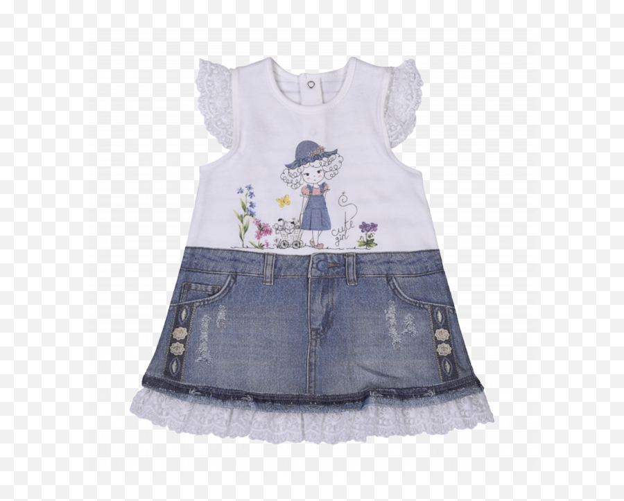Dress In Organic Cotton - Sleeveless Emoji,Bebe Logo Dress
