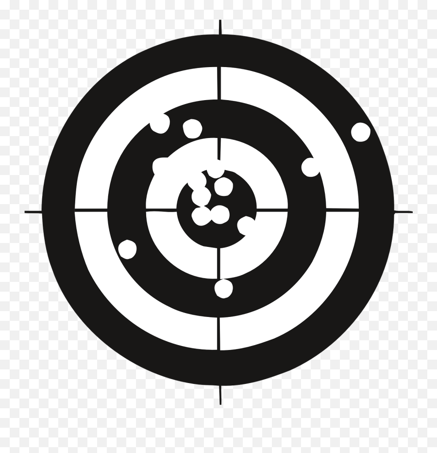Bullseye Clipart Practice Target - Shooting Target Clipart Emoji,Target Clipart