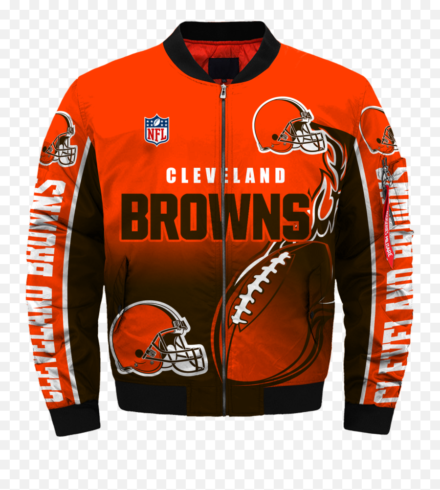 Officially - Licensednflclevelandbrownsclassicbrowns 49ers Jacket Mens Emoji,Browns Logo Png